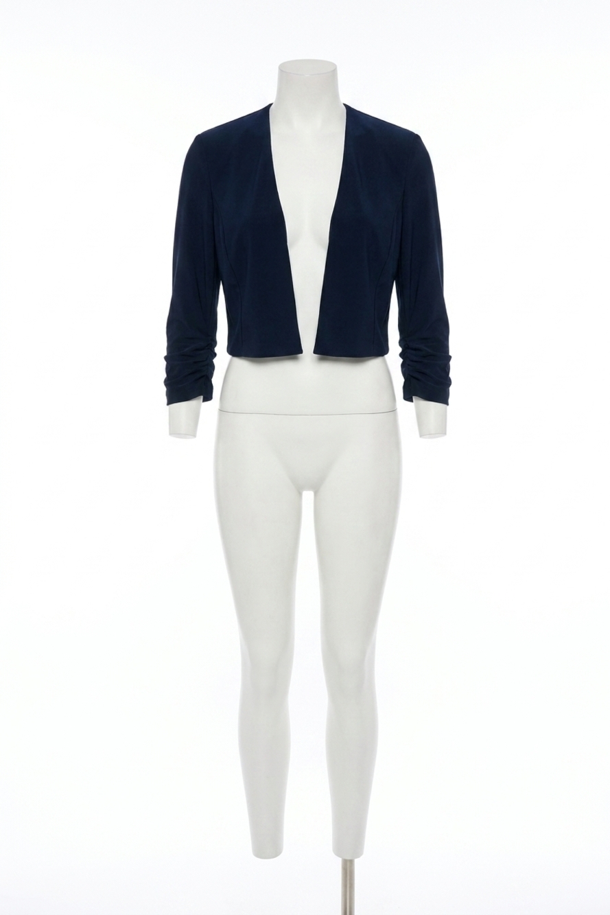 NEW JOSEPH RIBKOFF open front cover-up bolero in midnight blue